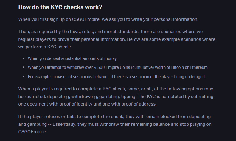 csgoempire kyc